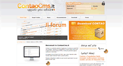 Desktop Screenshot of contaocms.it