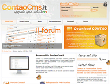 Tablet Screenshot of contaocms.it